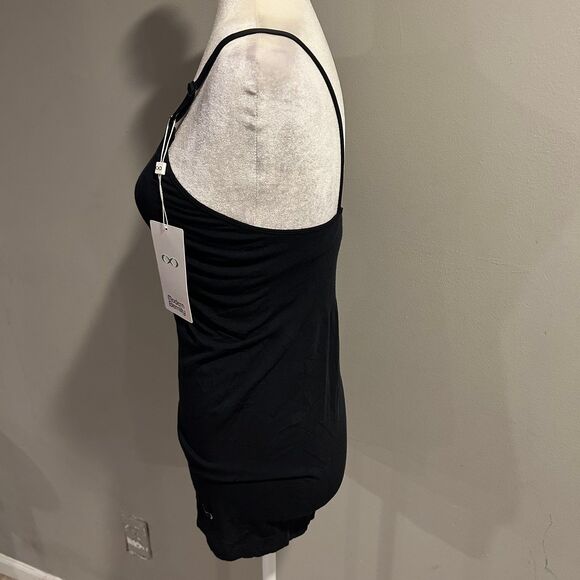 NWT Modern Eternity Nursing Yoga Maternity Tank Top Black Sz Small Bamboo - Picture 4 of 8